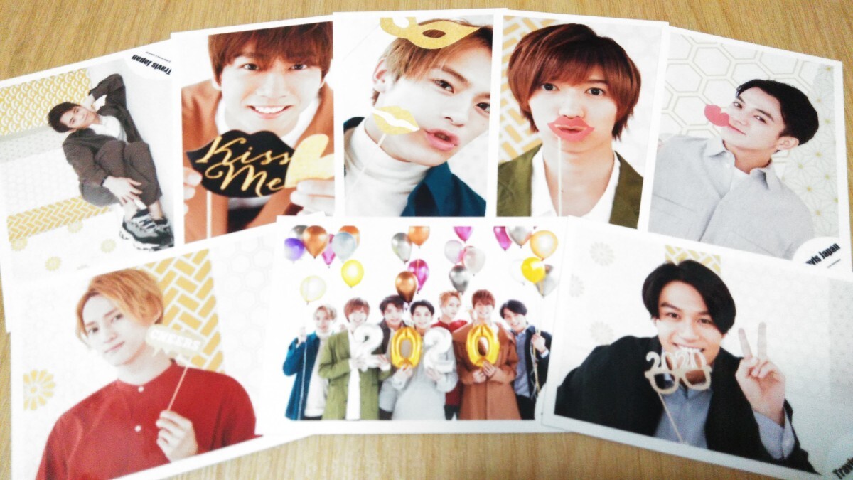 Travis Japan ミニフォト 8枚セット 2020年 宮近海斗 中村海人 吉澤閑也 川島如恵留 七五三掛龍也 松田元太 松倉海斗拍卖