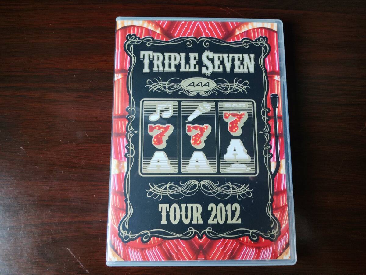【送料無料】 中古ライブDVD 2枚組 AAA 「AAA TOUR 2012 777 TRIPLE SEVEN」 トリプルエー拍卖