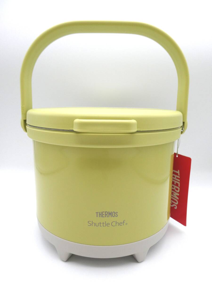 ☆タグ付き 未使用 THERMOS Shuttle Chef サーモス 真空保温調理器 シャトルシェフ 3.0L ハンドルタイプ オリーブ(OLV) RPE-3000☆拍卖