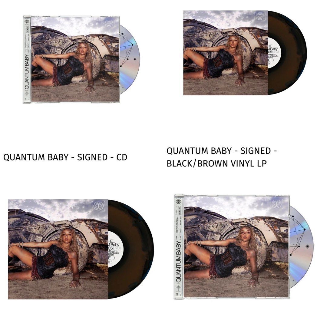 ★新入荷!Quantum Baby (カラーヴァイナル仕様/アナログレコード)Tinashe (ティナーシェ) Black & Brown Vinyl?)拍卖