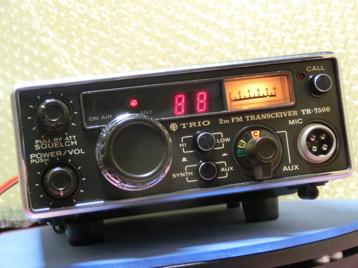 TRIO 2m FM TRANSCEIVER TR-7500 無線機 トランシーバー レストア中/ジャンク/現状渡し拍卖