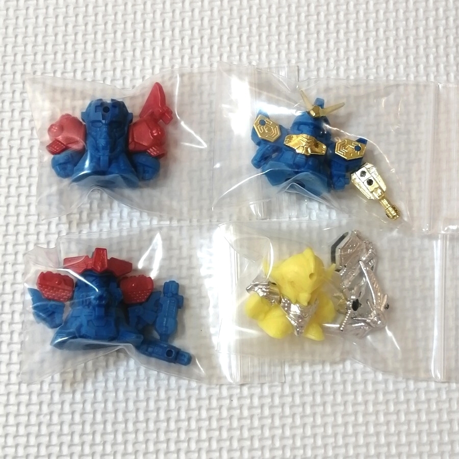 SDガンダム ガン消し 4体セット 武者ローズ ガンダムヘビーアームズ ドラグーンパレス 重戦士ボルト 当時物拍卖