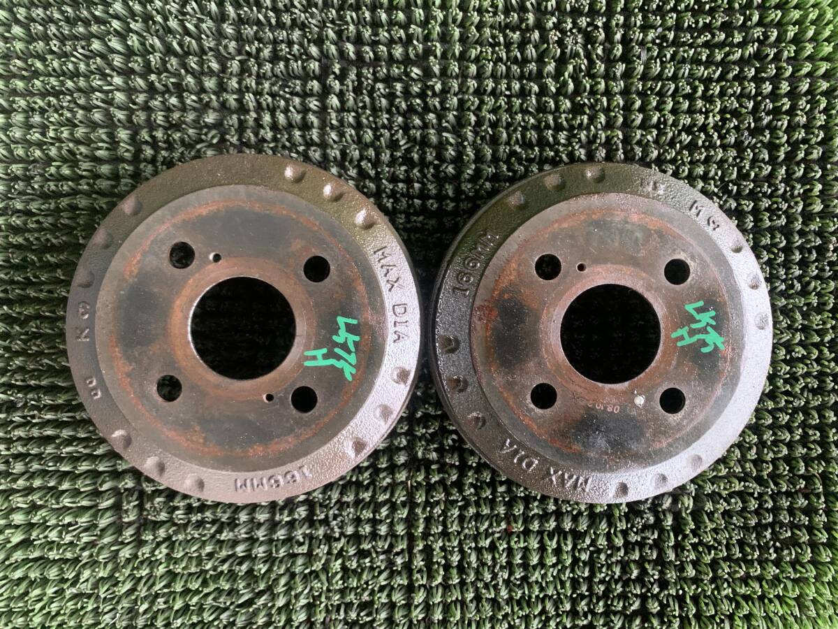 ●即決値段●Z6-3ダイハツ ムーヴコンテ L575S L585S 純正 リアブレーキ ドラム 左右 セット拍卖