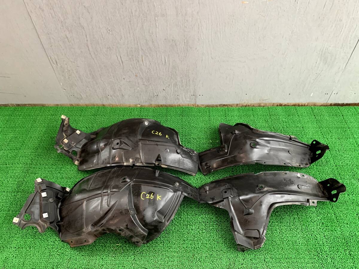 ●即決値段●Z5-4日産 セレナ C26 HC26 FC26 HFC26 NC26 フェンダーライナー左右 インナーライナー 運転席 助手席 泥よけ カバー 右 左拍卖