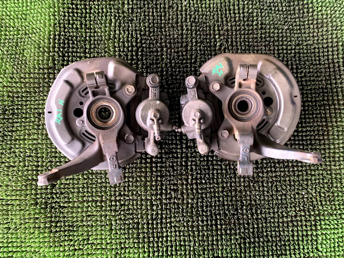 ●即決値段● Z2-1 スバル プレオ RA1 RA2 フロント ハブナックル ブレーキキャリパー ディスク ローター 左右セット 左 右拍卖