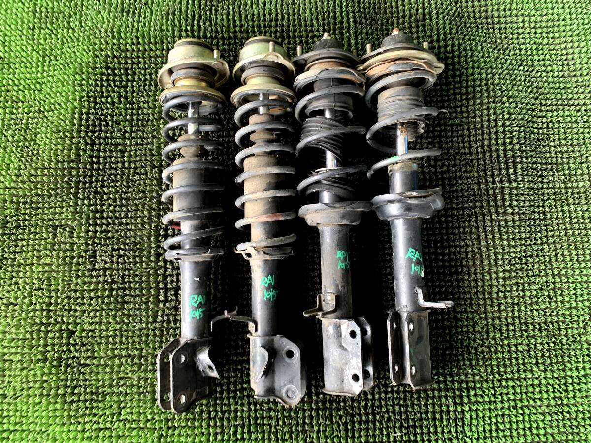 ●即決値段● 1015 スバル プレオ RA1 RA2 RV1 RV2 純正 サスペンション 1台分 フロント ストラット 左右 リア サス ショックアブソーバー拍卖