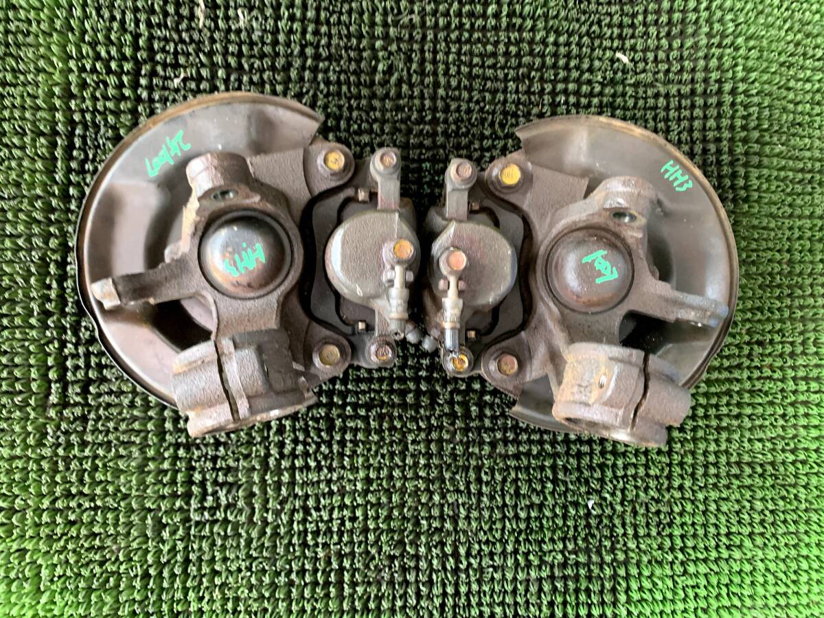 ●即決値段●ガタ無し●105822KM ホンダ アクティ HH3 HH4 HA3 HA4 純正 ブレーキキャリパー ディスクローター ハブナックル 左右 拍卖