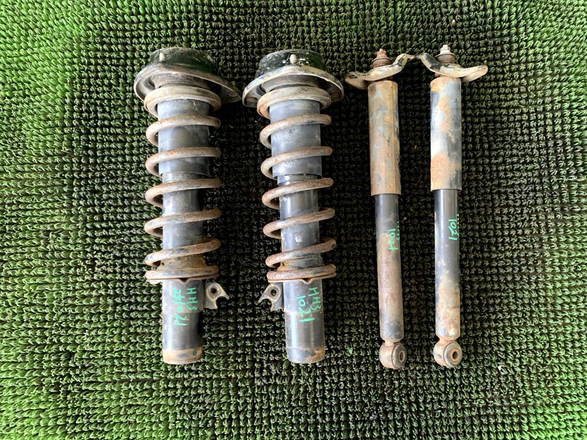 ●即決値段●漏れなし●105822KM ホンダ アクティ HH3 HH4 HA3 HA4 サスペンション ストラット 左右 リアショックアブソーバー 拍卖