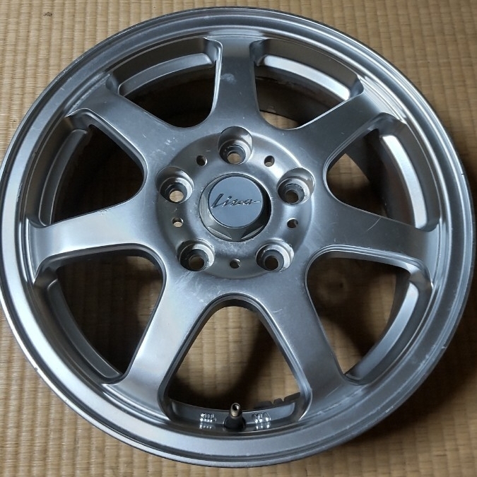 15インチ 6J PCD114 5H アルミホイール 1枚 5穴 114.3 中古 1本拍卖