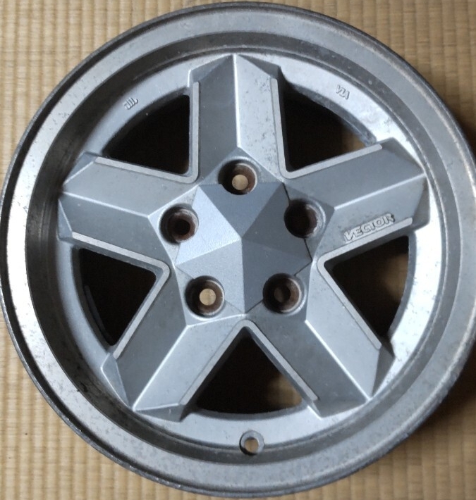 14インチ 6J 15 5穴 5H PCD114.3 アルミホイール PCD114 VECTOR 当時物 ブリヂストン ベクター拍卖