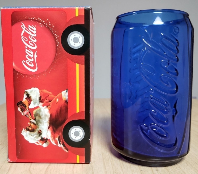 マクドナルド 40周年 ノベルティ コカ・コーラ コーラ缶型グラス コカコーラ コップ 未使用拍卖