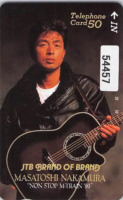 54457★中村雅俊 JTB BRAND OF BRAND テレカ★拍卖