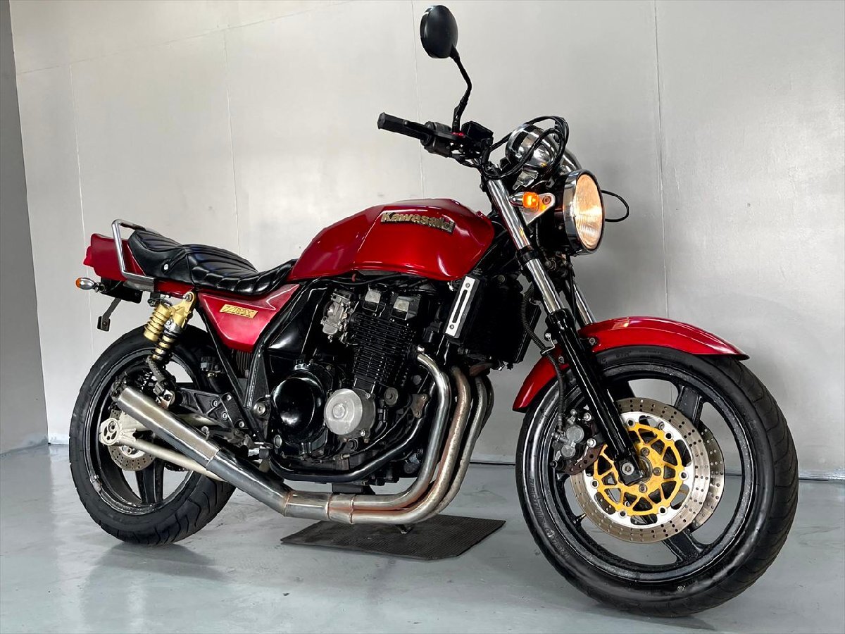 ZRX400 売り切り!1円スタート!☆始動動画有☆エンジン好調!ZR400E!1994年!社外マフラー!ETC!シート!全国配送!福岡佐賀拍卖