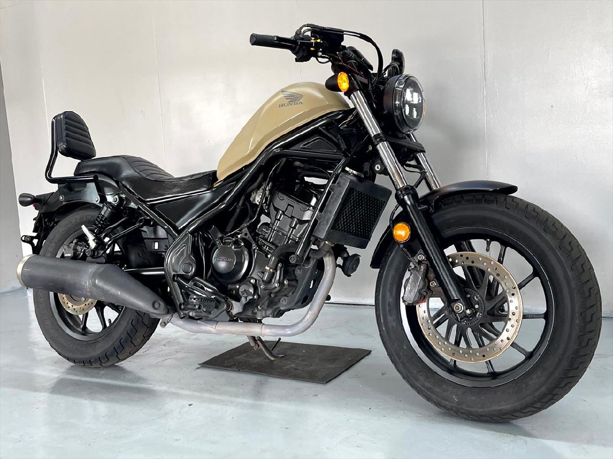 レブル250 売り切り!1円スタート!☆始動動画有☆エンジン好調!MC49!2020年!バックレスト!シート!中期!全国配送!福岡佐賀拍卖