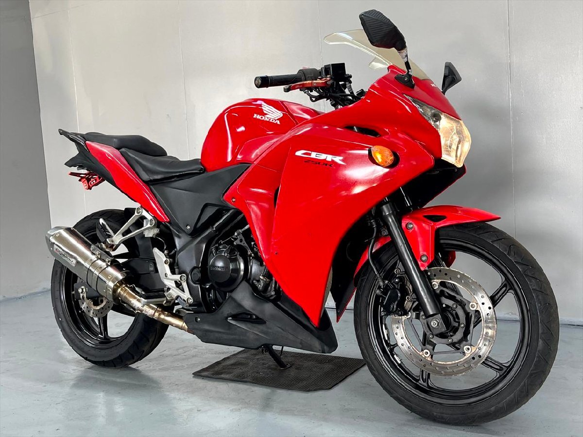 CBR250R 売り切り!1円スタート!☆始動動画有☆エンジン好調!MC41!2013年!無限マフラー!フェンダーレス!全国配送!福岡佐賀拍卖