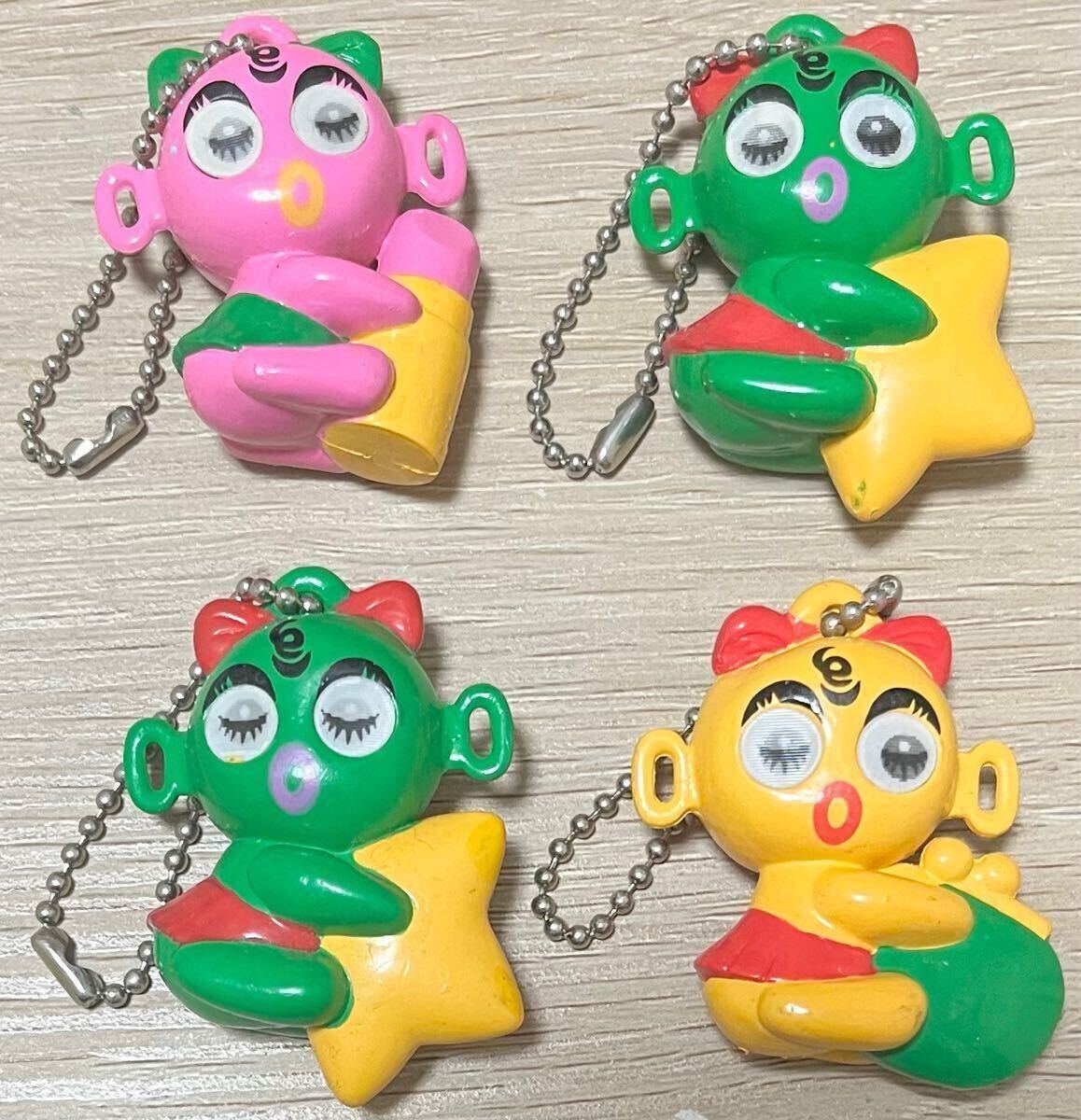 ダッコちゃん キーホルダー 当時物 4個セット レトロ レア 希少 ボールチェーン拍卖