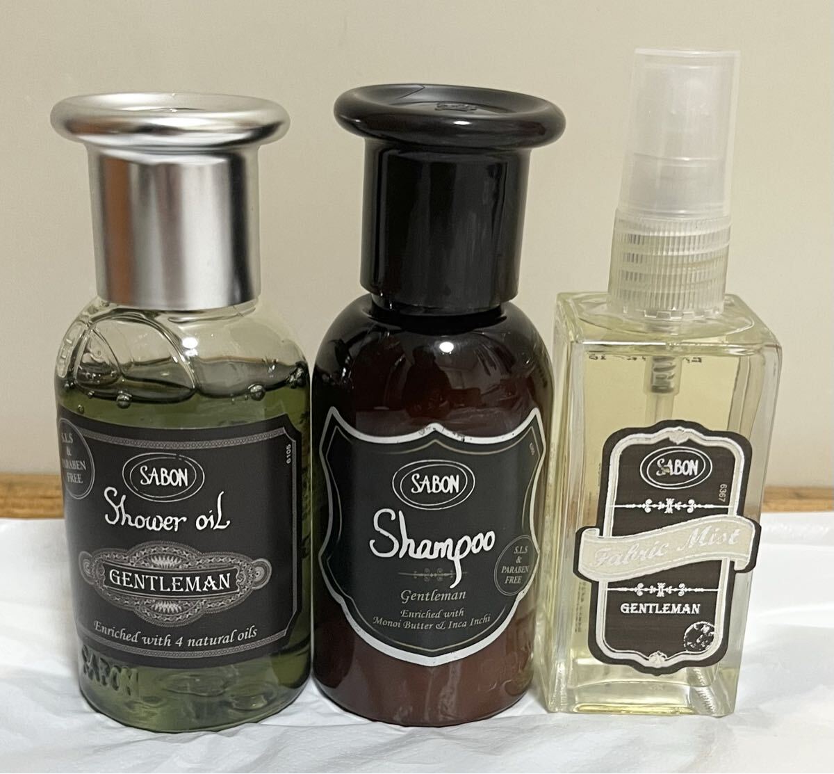 SABON サボン ジェントルマン シャワーオイル シャンプー ファブリックミストミスト拍卖