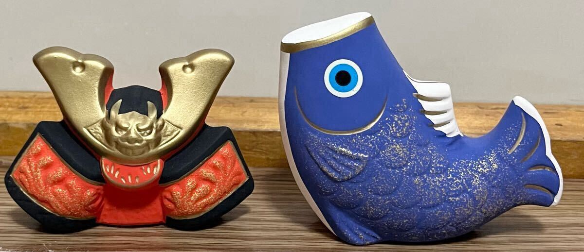 鯉のぼり 兜 五月人形 2点 かぶと 置物 オブジェ 子どもの日拍卖