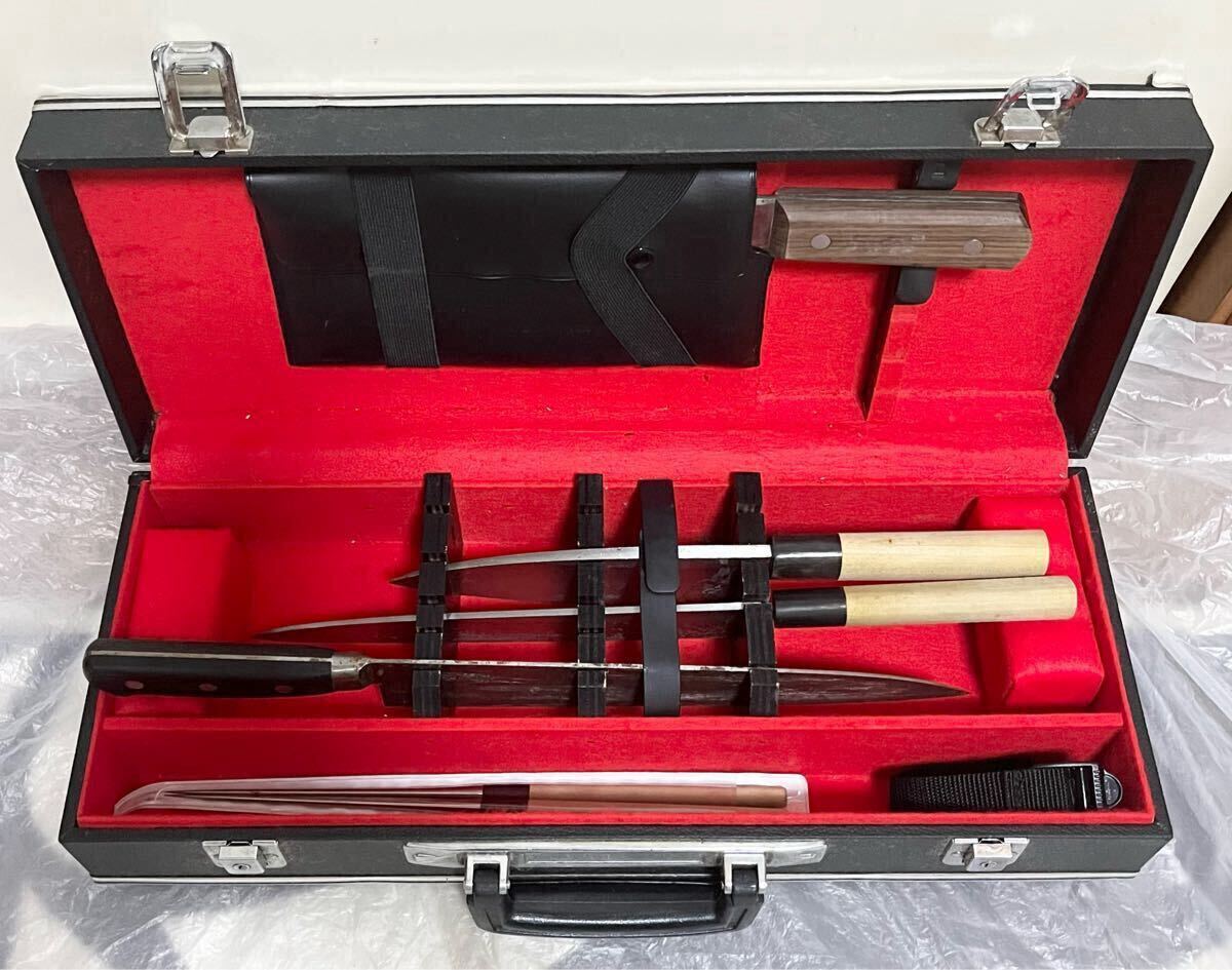 多摩調学 源房近 中華包丁 ケース付 ジャンク品 包丁セット拍卖