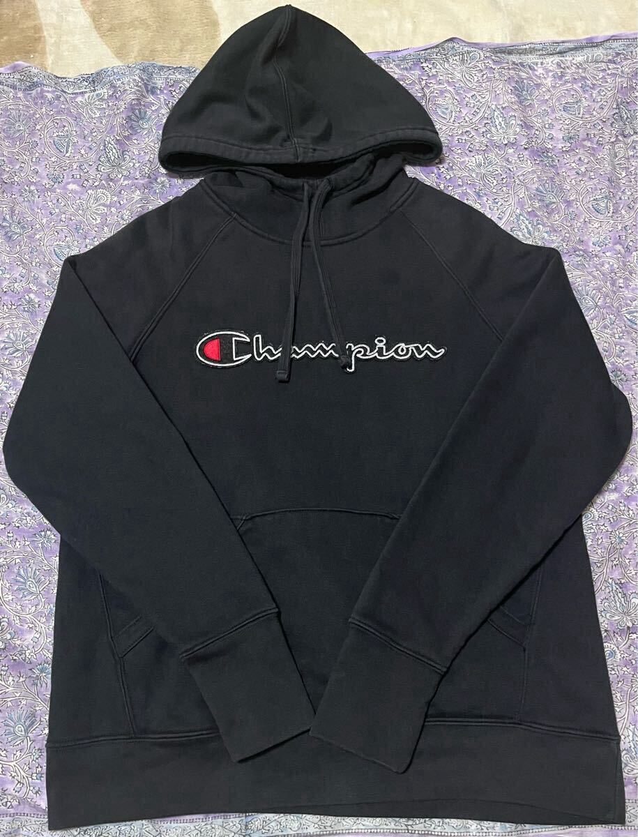 チャンピオン パーカー トップス champion パーカー M ブラック 黒 メンズ 長袖拍卖