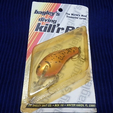 オールド バグリー ダイビング キラーB2 パンプキン 未開封品! OLD BAGLEY DIVING KILLER B2 PUMPKIN NEW IN PACKAGE!拍卖