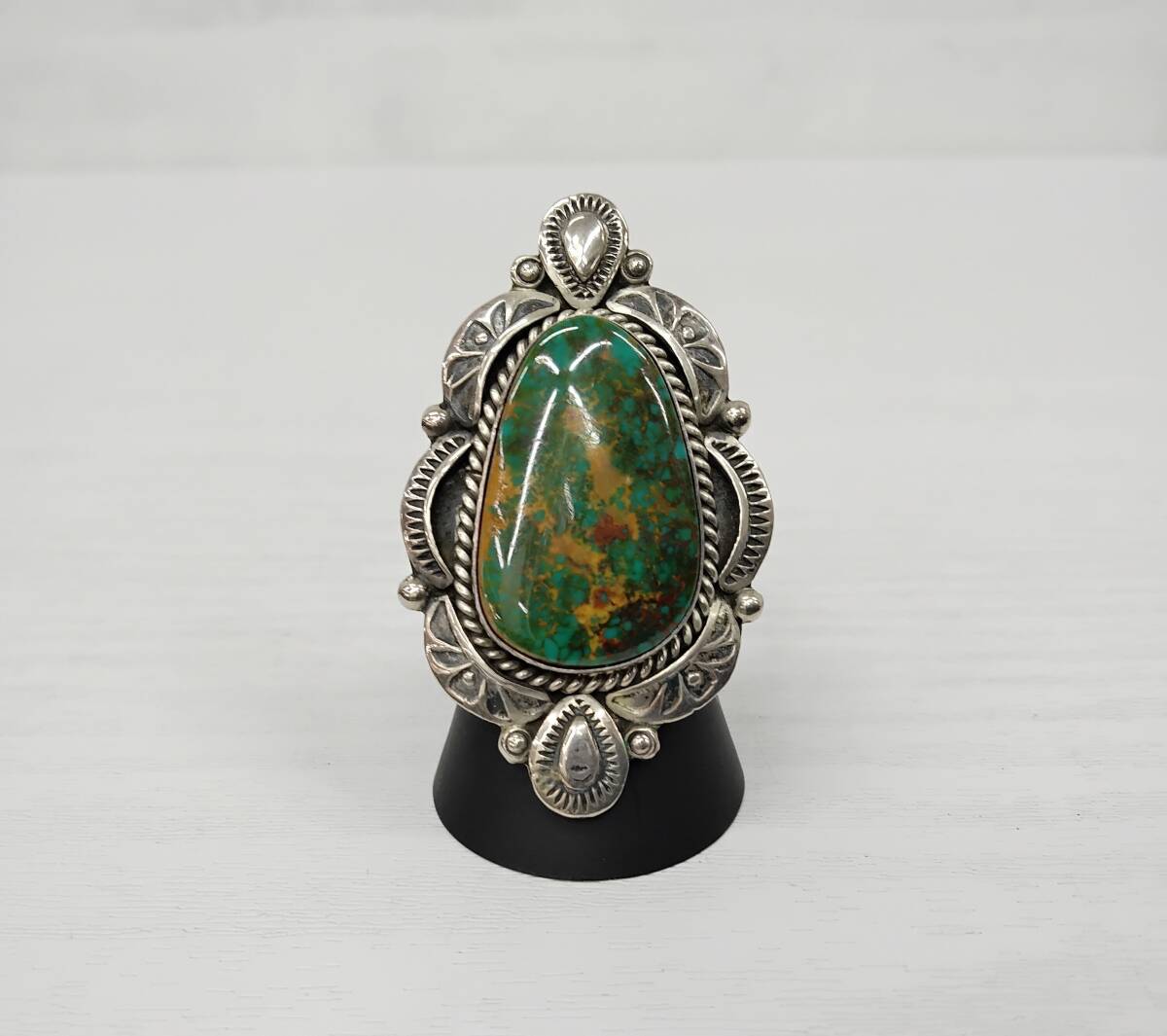 AG アーノルドグッドラック リング 10号 ターコイズ sterling silver/スターリングシルバー/925 ナバホ 保管品 現状品 中古拍卖