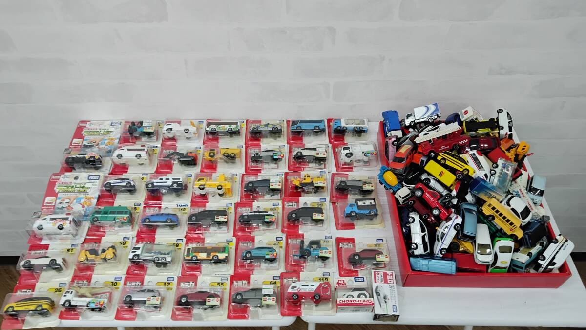 ミニカーまとめ 100台以上 トミカメイン チョロQ キンスマート 詳細未検品 長期保管品 現状品 ジャンク拍卖