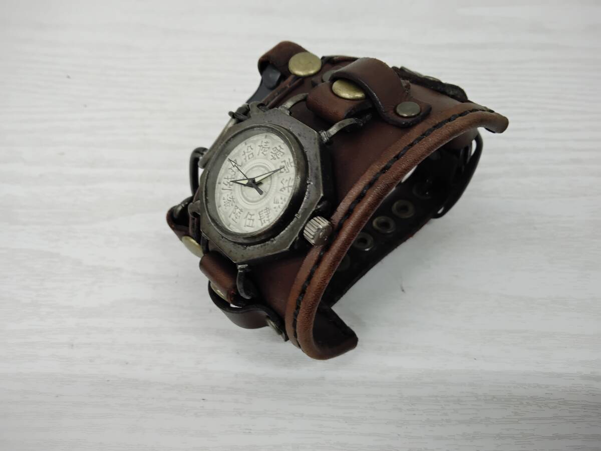 くるき亭 漢字 腕時計 バングル型 ユニーク 不動品 長期保管品 現状品 ジャンク拍卖