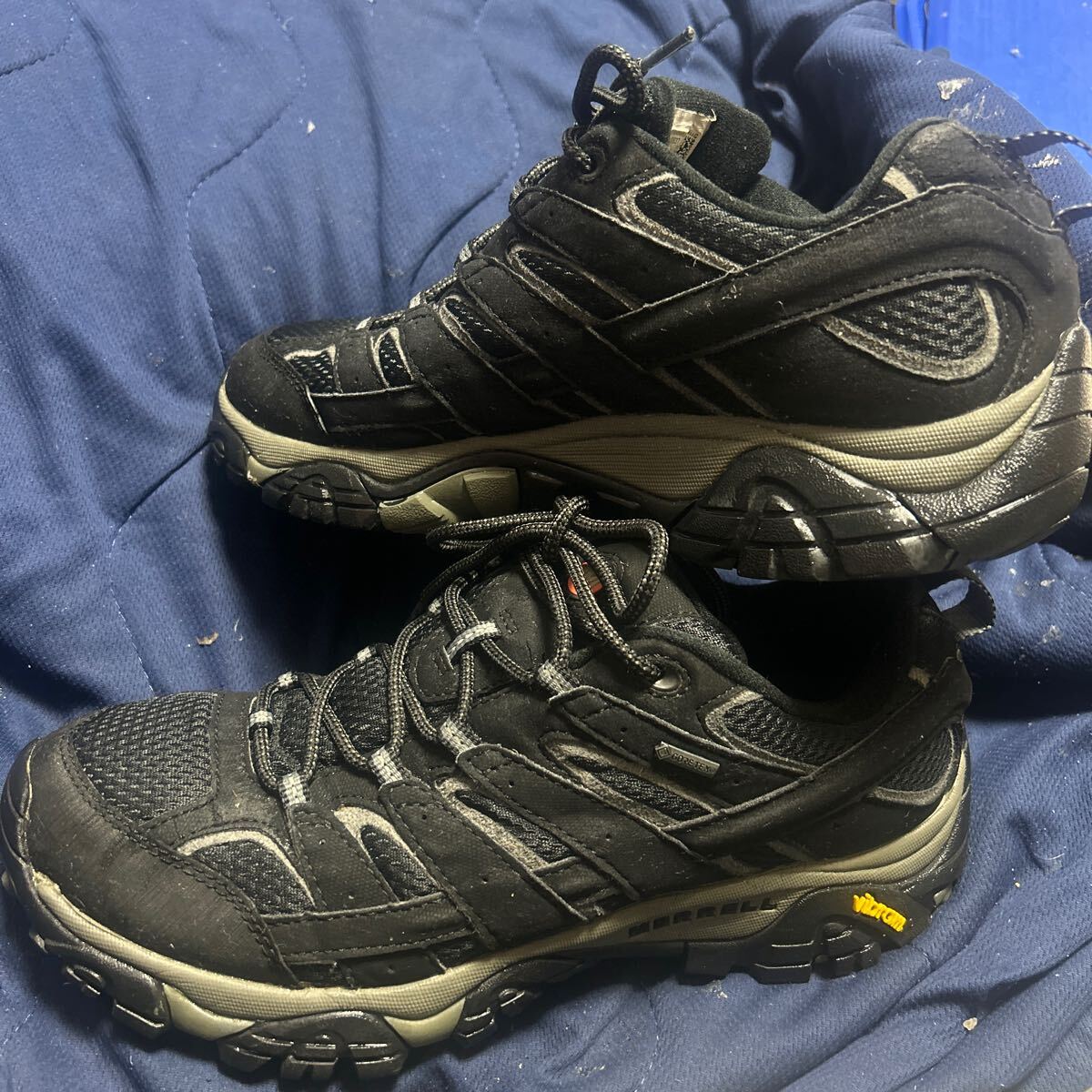 美品!2回着用 メレル GORE-TEXトレッキングシューズMERRELL◆MOAB 2 GTXブラック/27.5cm定価15180円拍卖
