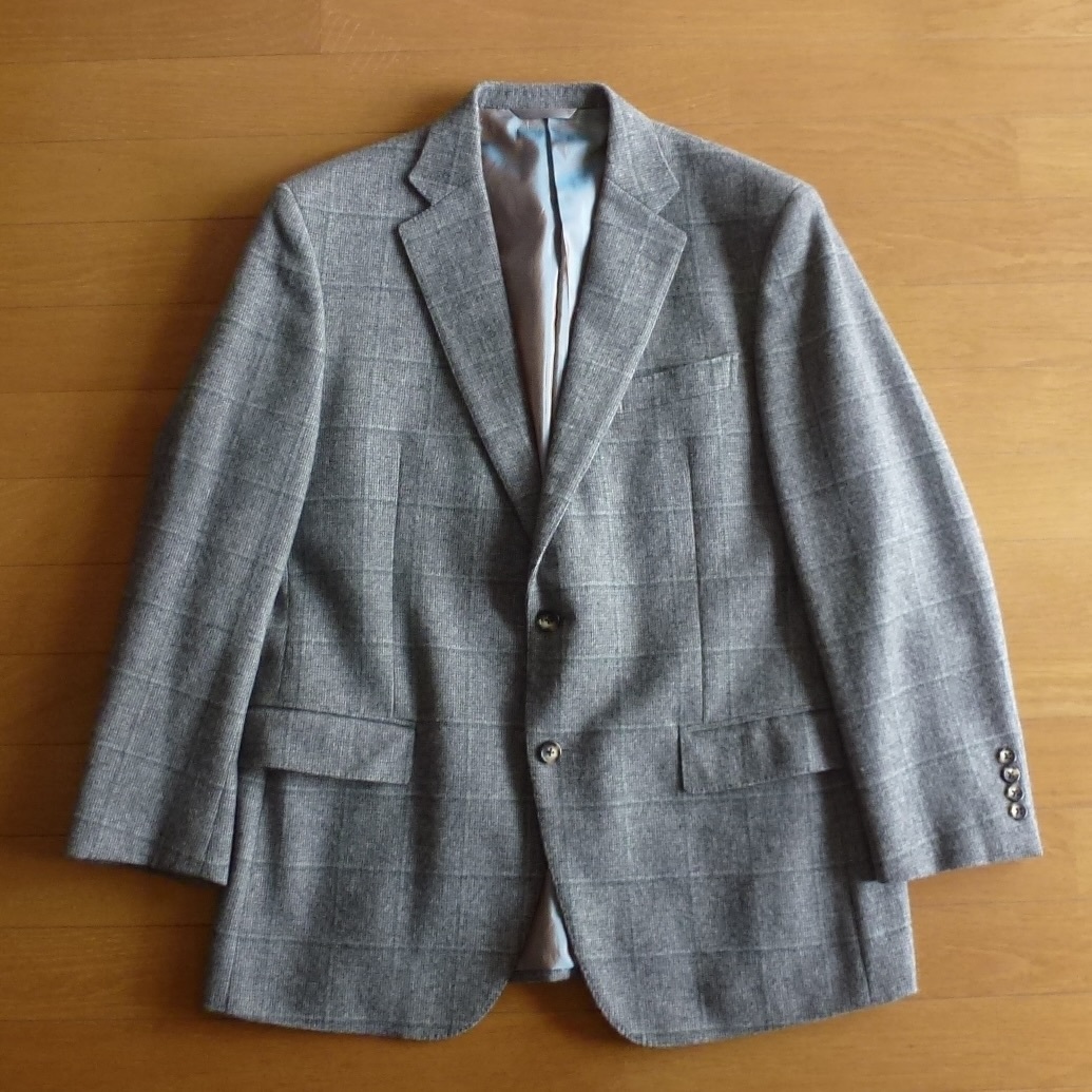 良品 LONNER ロンナー テーラードジャケット グレー Mサイズ相当 即決あり!拍卖