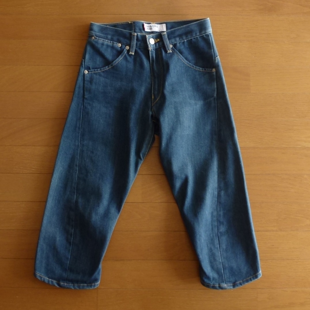 Levi's engineered jeans エンジニアードジーンズ クロップド デニムパンツ拍卖