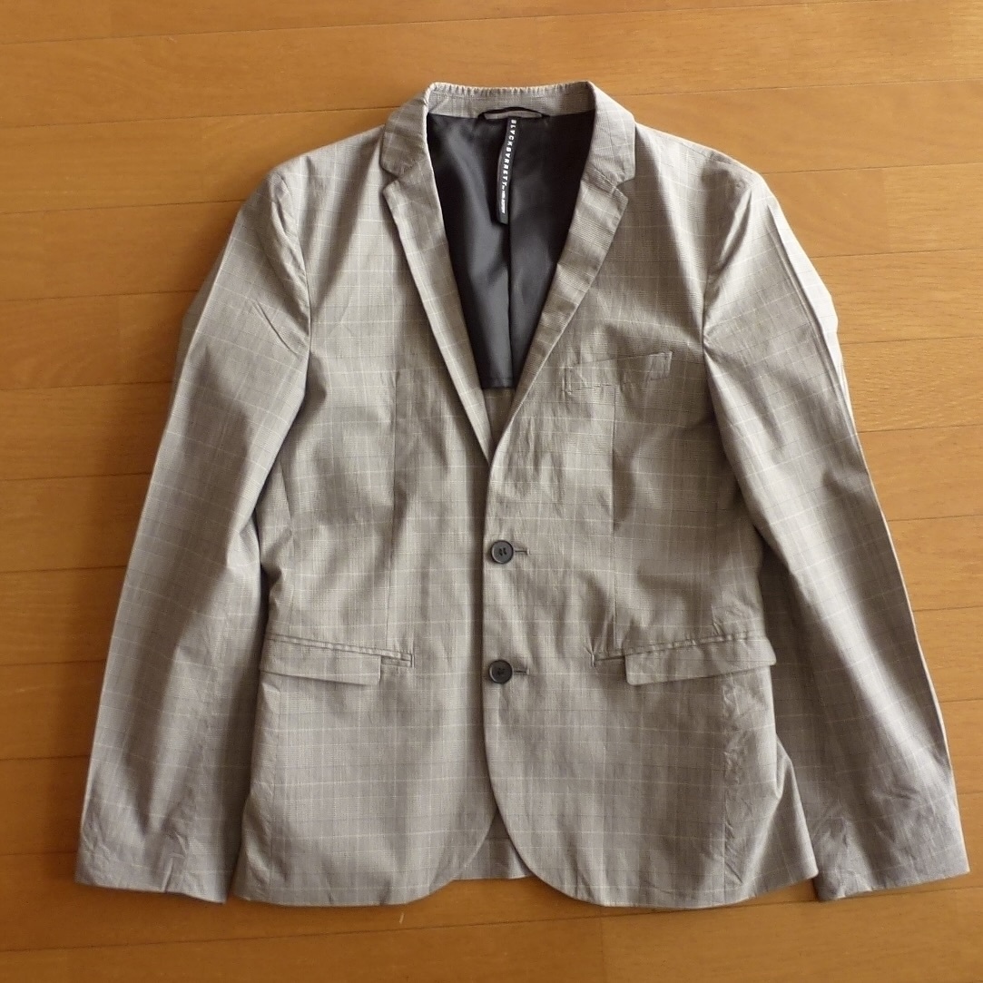 BLACK BARRETT ブラックバレット テーラードジャケット グレンチェック ニールバレット メンズ XSサイズ相当 即決あり!拍卖