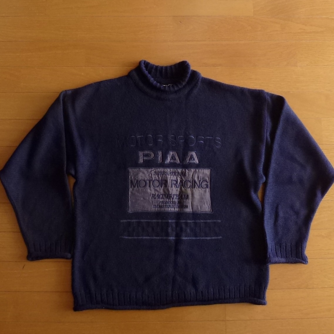 90s イタリア製 PIAA ピア MOTOR SPORTS モーターレーシング セーター メンズ Sサイズ 即決あり!拍卖
