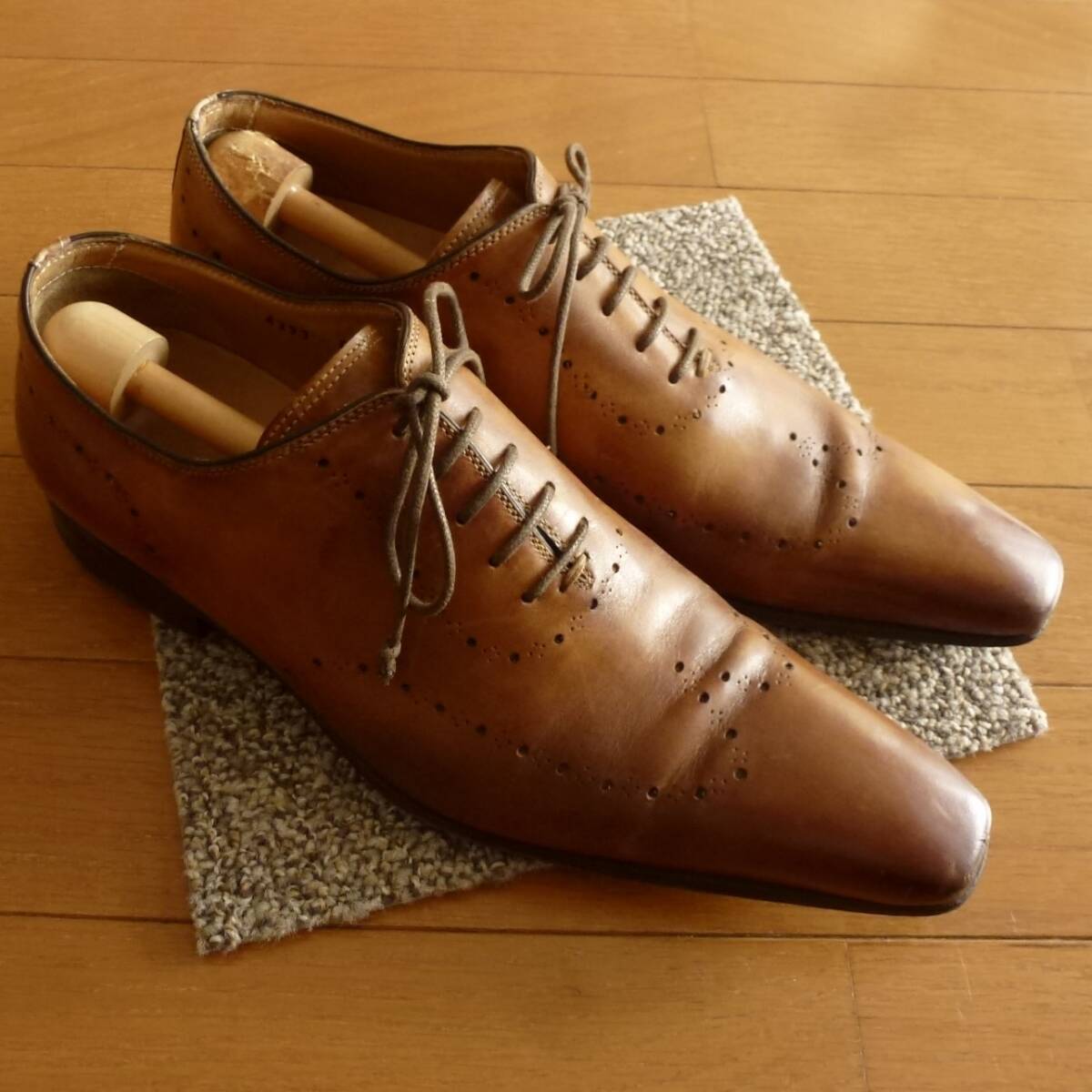 stefano branchini ステファノブランキーニ レザーシューズ 24.5cm 即決あり!拍卖