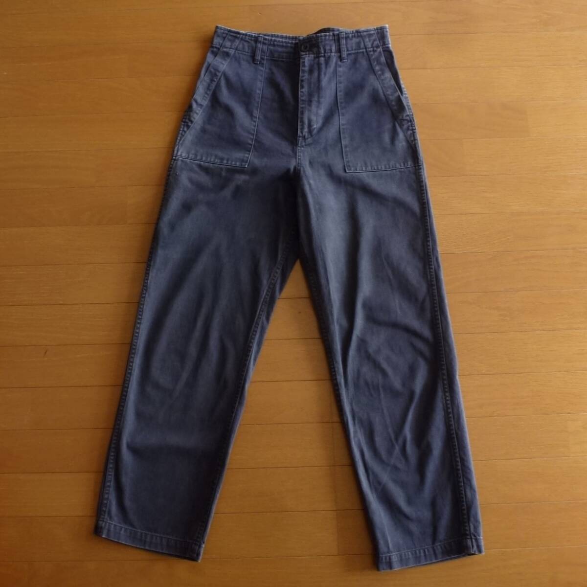 SLOBE IENA ベイカーパンツ ネイビー レディース サイズ40 即決あり!拍卖