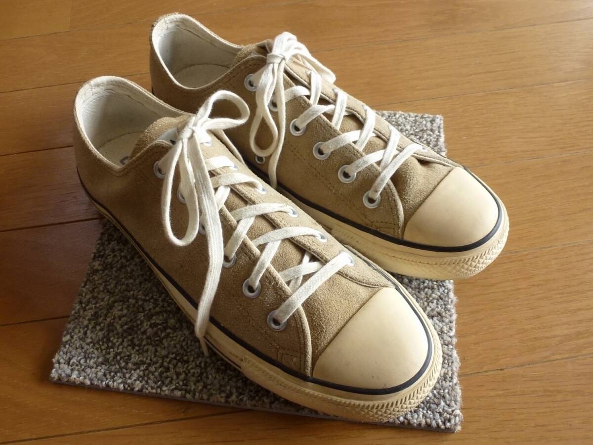 converse コンバース ALLSTAR オールスター LOW スエードレザー 26.5cm 即決あり!拍卖