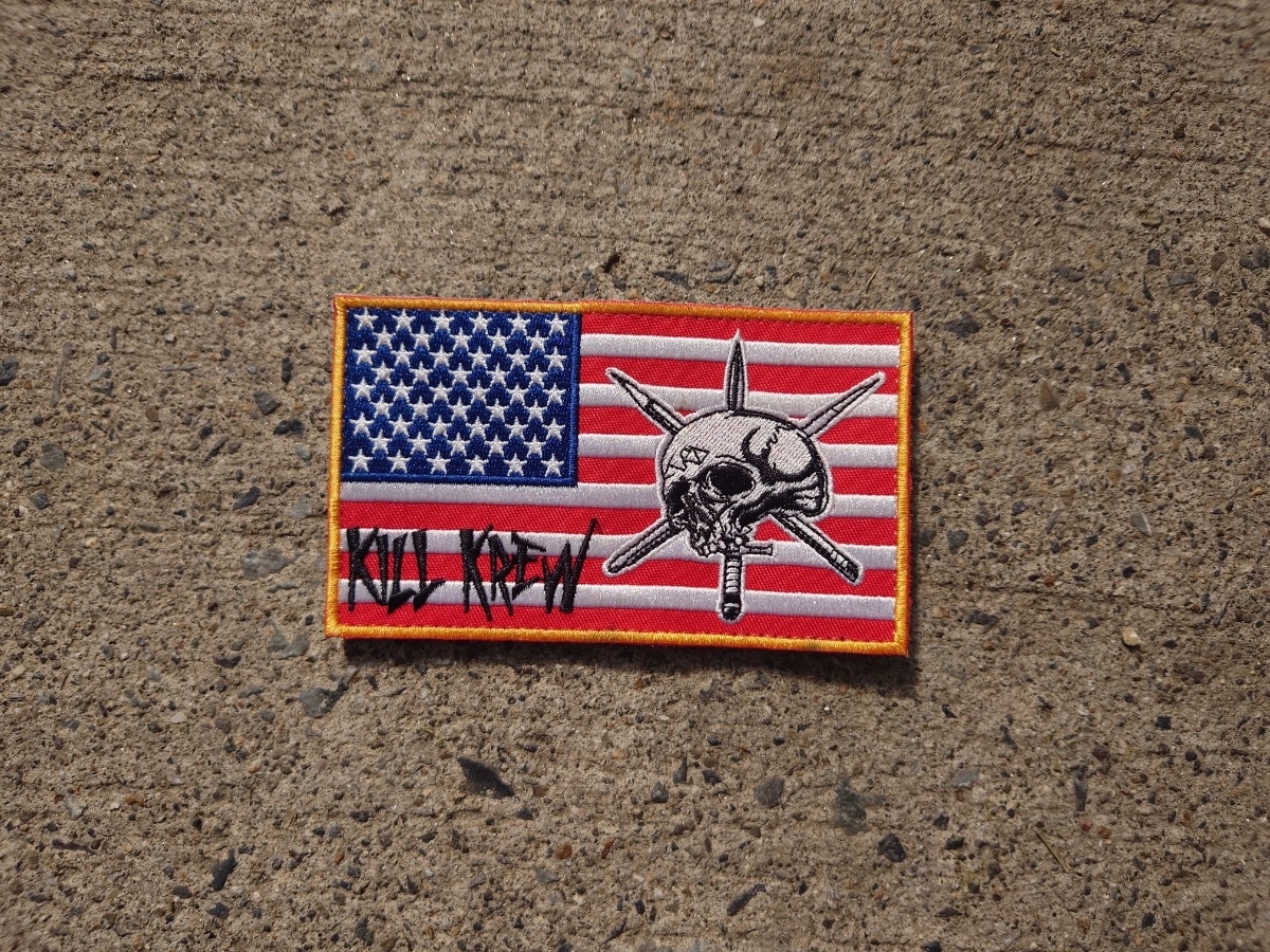 実物 Team Room Design Kill Crew Patch パッチ 拍卖