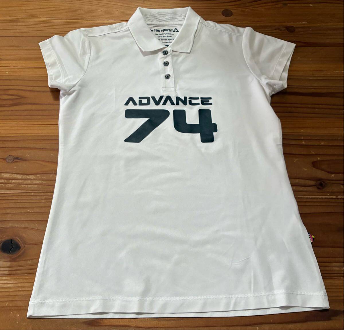 送料込み!! le coq sportif 半袖ポロシャツ 白 Mサイズ ホワイト ルコック ホワイト GOLF ゴルフウェアー 74拍卖