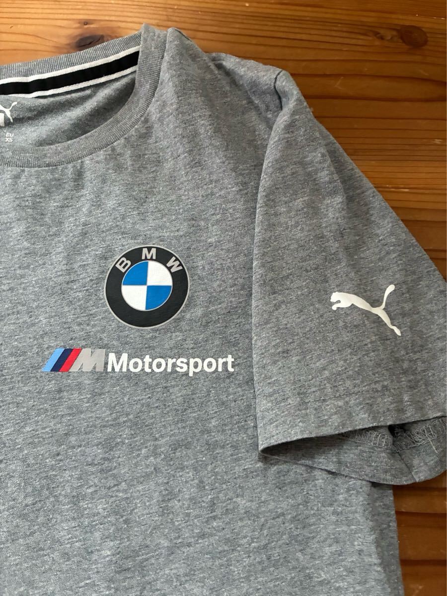 送料込み!!  PUMA BMW 半袖 Tシャツ Mortarsport グレー 灰色 US XSサイズ  プーマ モーターサイクル 拍卖
