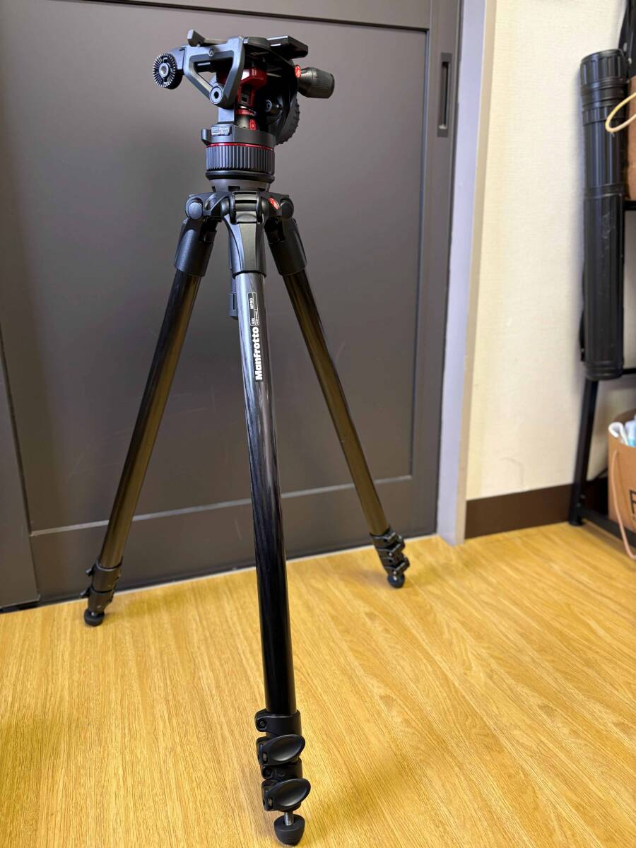 Manfrotto マンフロット MPRO535 カーボン三脚 NITROTECH N8雲台 おまけつき拍卖