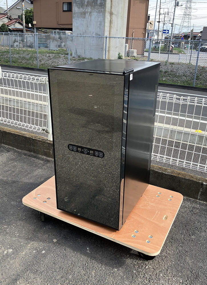2023年製 コンポジット ワインセラー a05396 100V 幅400 奥行510 高さ850mm 上下段別温度調節 78L 最大32本 中古 家庭用拍卖