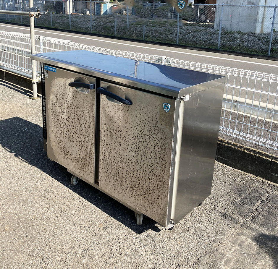 2020年製 大和冷機 冷蔵コールドテーブル 4641TN 100V 幅1200 奥行450 高さ800mm 2ドア アンダーカウンター ダイワ 厨房 業務用 中古拍卖