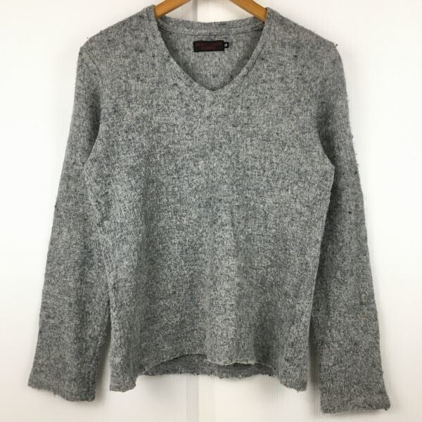 REATS TAILOR ZAZOUS/リーツテイラー ザズー Vネックセーター サイズ36 グレー 管NO.A22-27拍卖