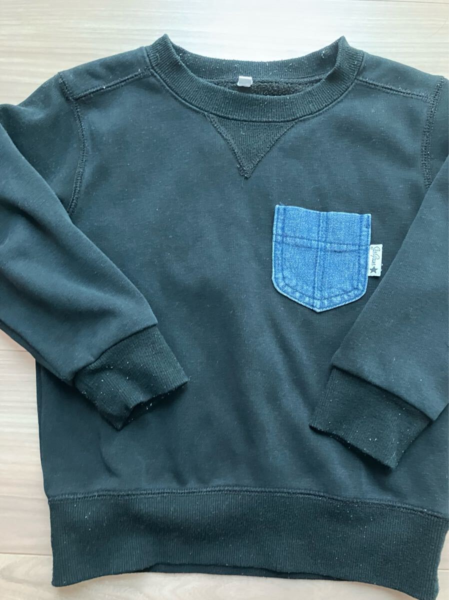 ブラック トレーナー 110cm拍卖