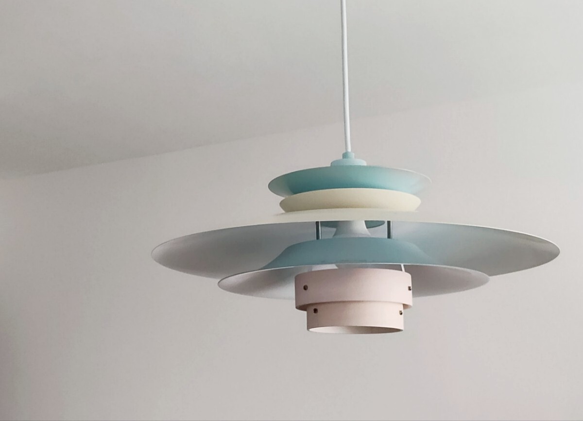 Ampoule Ayle エール 北欧風 ペンダントライト 天井照明 インテリア ランプ AMP51162 ミントグリーン 中古 送料無料 即決拍卖