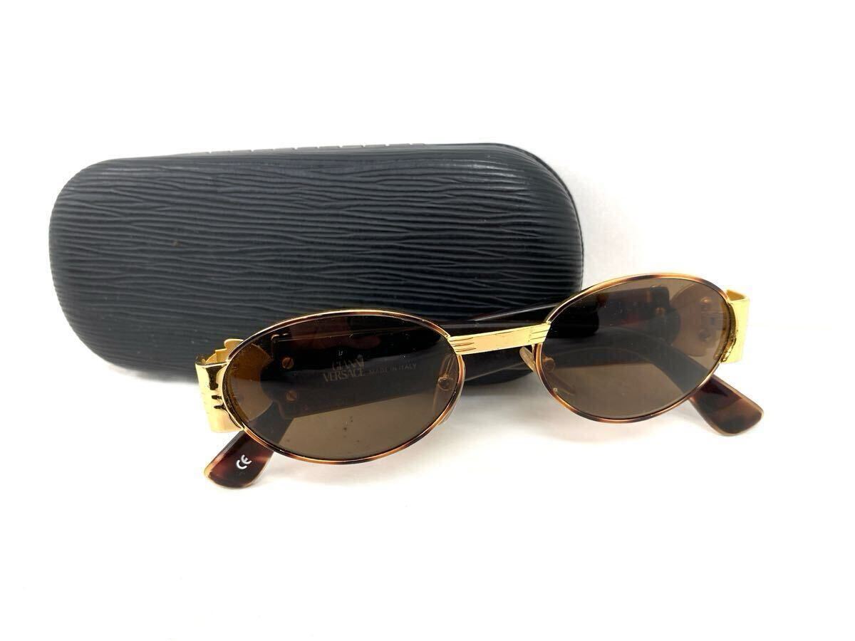 T10/051 GIANNI VERSACE ジャンニ・ヴェルサーチ サングラス MOD.S72 COL.31L ゴールド拍卖