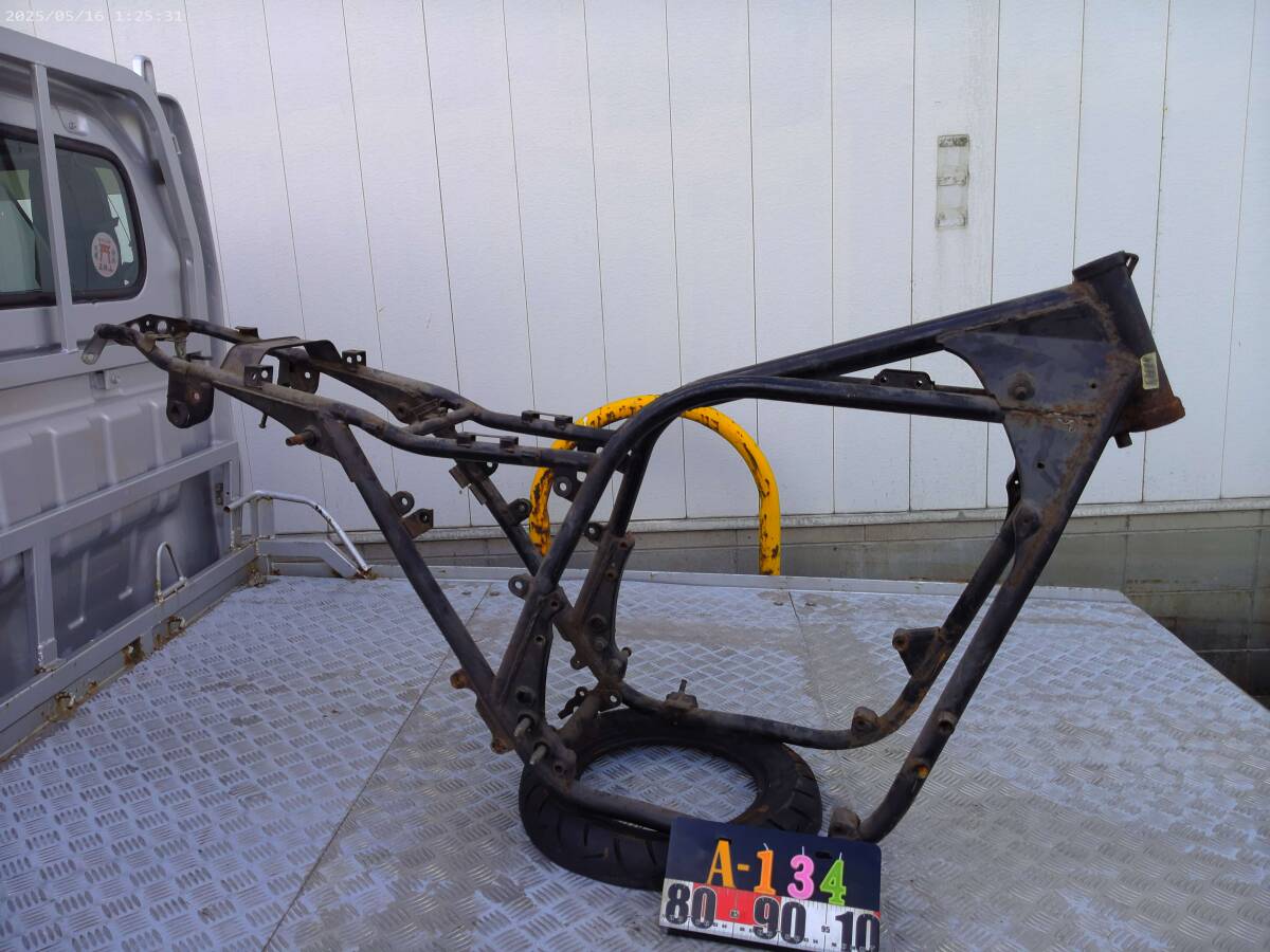 当時物のZ750FX-2と思うフレーム 書類無し照合済み 正規刻印 z1 z2 z750fx z750d-1拍卖