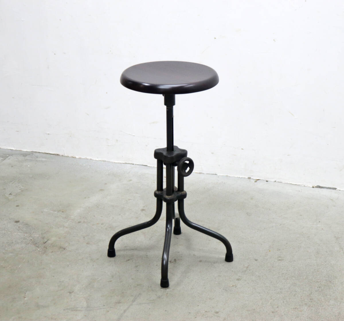 ◆DISTRICT EIGHT D8 GALETTE ロースツール アイアン 無垢材 回転 昇降 CRASH GATE クラッシュゲート 関家具/アクメジャーナル/PIT23142◆拍卖