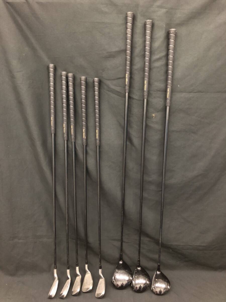 1004-204MKYH3687 ゴルフクラブ 左利き アイアン5本 ドライバー他 3点 Golf Planner 6.8.9.S.P Fitway / 1.3.5拍卖