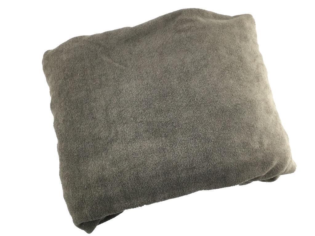 のびのびシーツ マットレス・敷布団兼用 綿100% タオル地 吸汗 セミシングル~シングル 幅80x180x40cm マットブラウン拍卖